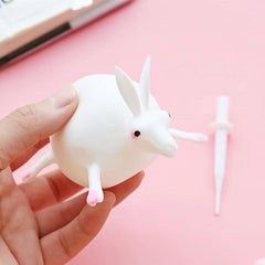 Soft Rubber Animal Inflatable Ball Toy, Blowing Fun for Kids