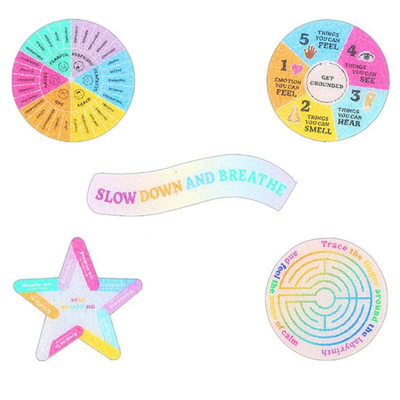 Mindfulness Relief Texture Stickers School Counselor Supplies