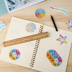 Mindfulness Relief Texture Stickers School Counselor Supplies