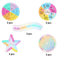 Mindfulness Relief Texture Stickers School Counselor Supplies