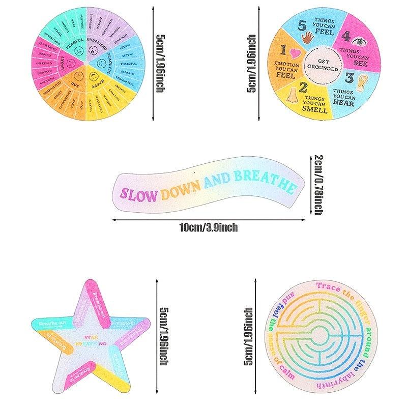 Mindfulness Relief Texture Stickers School Counselor Supplies