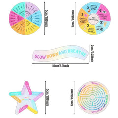 Mindfulness Relief Texture Stickers School Counselor Supplies