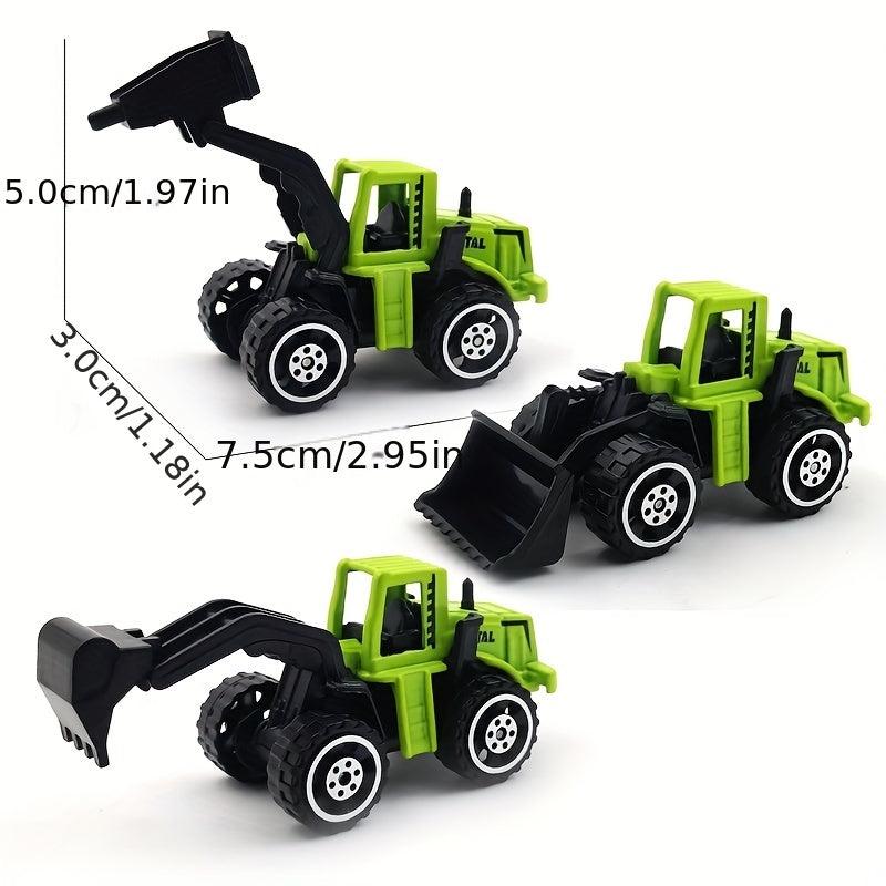 Alloy Toy Engineering Car Sliding Mini Car Excavator Dodging Car Model