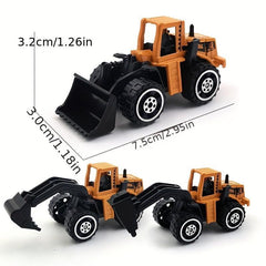 Alloy Toy Engineering Car Sliding Mini Car Excavator Dodging Car Model