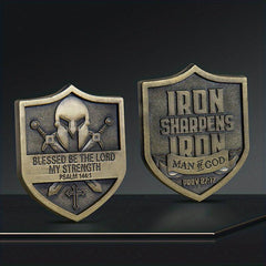 4pcs Army Of God Shields Military Collection Badges Fencing Equipment