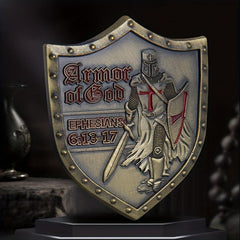 4pcs Army Of God Shields Military Collection Badges Fencing Equipment
