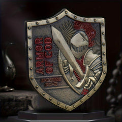 4pcs Army Of God Shields Military Collection Badges Fencing Equipment