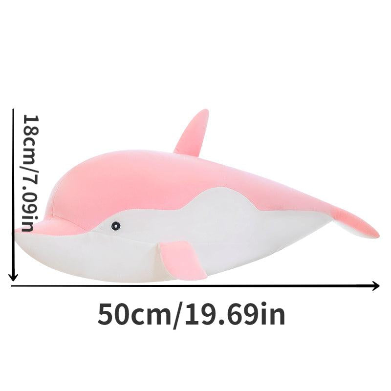 Long Plush Toy Dolphin Doll Soft Dolphin Pillow Gift