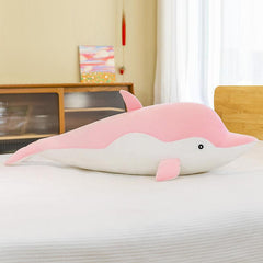 Long Plush Toy Dolphin Doll Soft Dolphin Pillow Gift