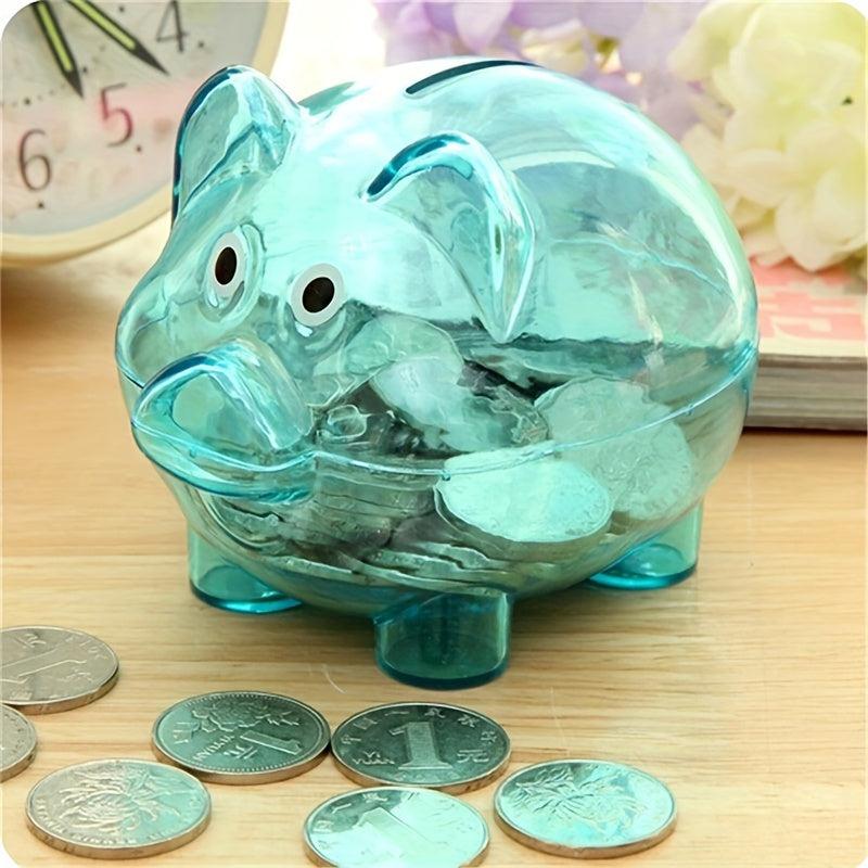 Baby Plastic Piggy Bank Coin Cash Savings Box Piggy Toy