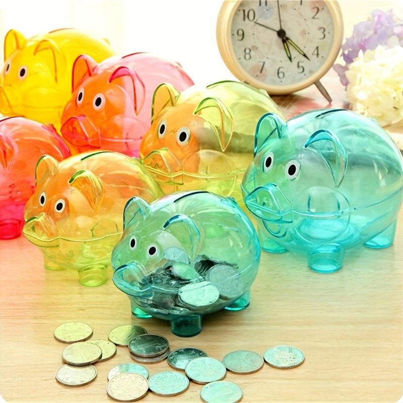 Baby Plastic Piggy Bank Coin Cash Savings Box Piggy Toy