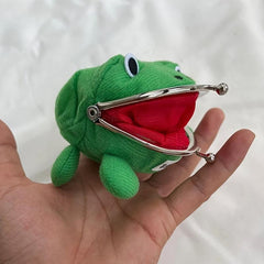 Frog Wallet Anime Coin Purse Plush Purse Cosplay Props Accessories