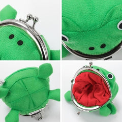 Frog Wallet Anime Coin Purse Plush Purse Cosplay Props Accessories
