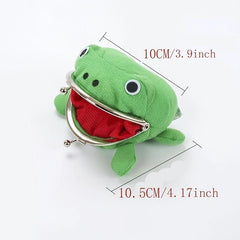 Frog Wallet Anime Coin Purse Plush Purse Cosplay Props Accessories