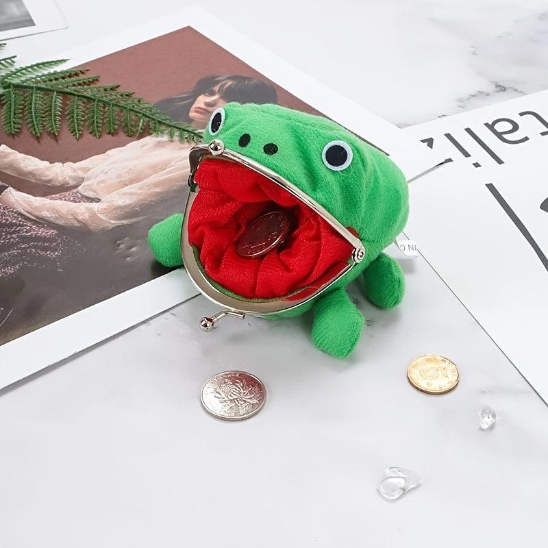 Frog Wallet Anime Coin Purse Plush Purse Cosplay Props Accessories