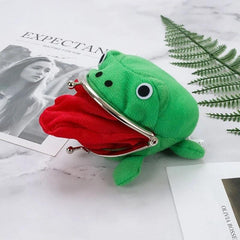 Frog Wallet Anime Coin Purse Plush Purse Cosplay Props Accessories