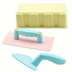 3pcs Snow Toy Beach Sand Fun Brick Maker Sand Castle Mold Toy Gift