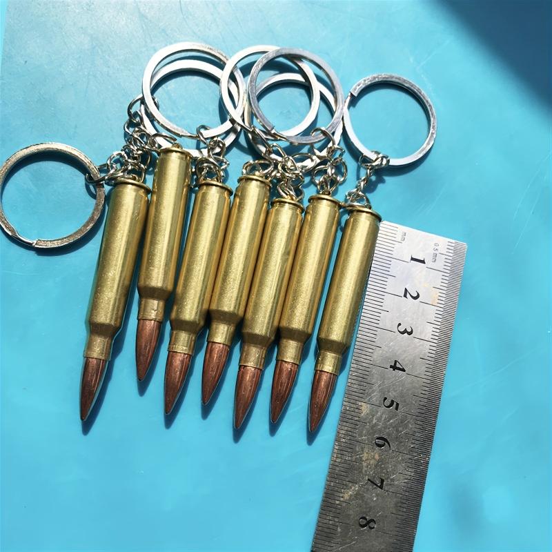 M16 Copper Cartridge Case Keychain & Pendant Necklace