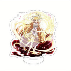 5.9in Manga Standing Acrylic Figure Desk Decor Anime Double Sided Print