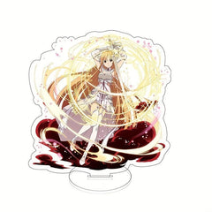 5.9in Manga Standing Acrylic Figure Desk Decor Anime Double Sided Print