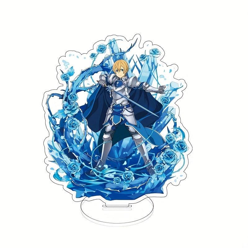 5.9in Manga Standing Acrylic Figure Desk Decor Anime Double Sided Print