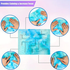 Marble Maze Mat Fidget Sensory Tactile Stress Relief Toy