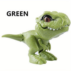 Dino Finger Puppet Toy Tyrannosaurus Model w/ Movable Joint
