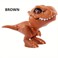 Dino Finger Puppet Toy Tyrannosaurus Model w/ Movable Joint