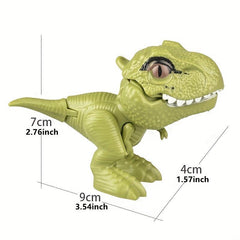 Dino Finger Puppet Toy Tyrannosaurus Model w/ Movable Joint