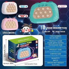 Fidget Toy Puzzle Button Game Machine for Kids