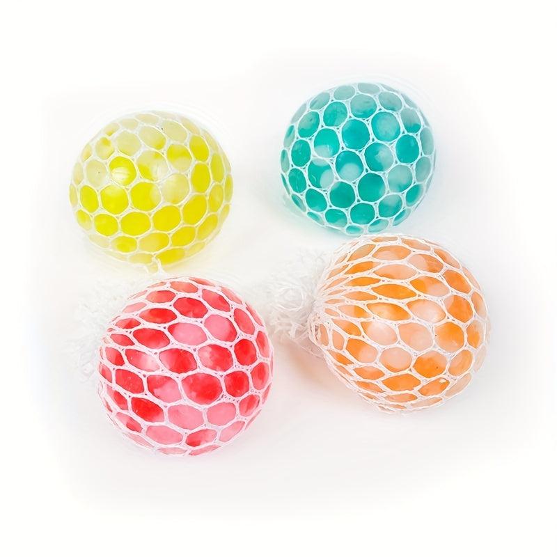 Mesh Soft Ball Beads Squeeze Ball Sensory Calm Focus Stress Relief