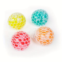 Mesh Soft Ball Beads Squeeze Ball Sensory Calm Focus Stress Relief
