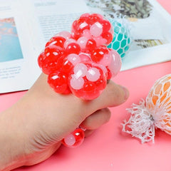 Mesh Soft Ball Beads Squeeze Ball Sensory Calm Focus Stress Relief