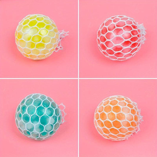 Mesh Soft Ball Beads Squeeze Ball Sensory Calm Focus Stress Relief