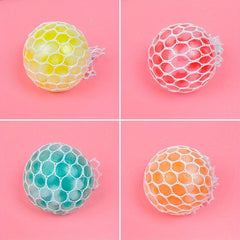 Mesh Soft Ball Beads Squeeze Ball Sensory Calm Focus Stress Relief