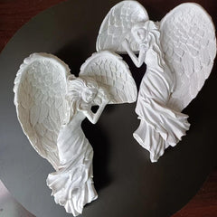 Angel Wings Hanging Ornament Outdoor Door Frame Decoration Pendant Resin