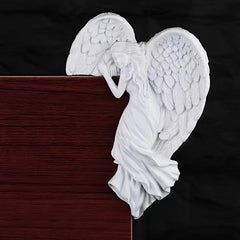 Angel Wings Hanging Ornament Outdoor Door Frame Decoration Pendant Resin