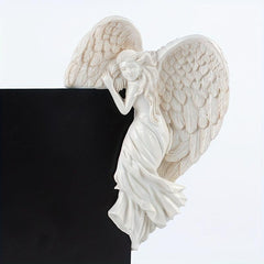 Angel Wings Hanging Ornament Outdoor Door Frame Decoration Pendant Resin