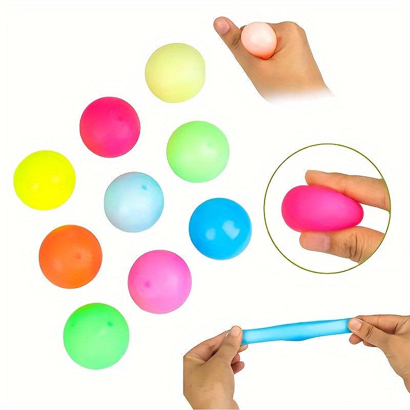 Squishy Stress Balls Soft Dough Balls Anxiety Relief Hand Toy Classroom Toys