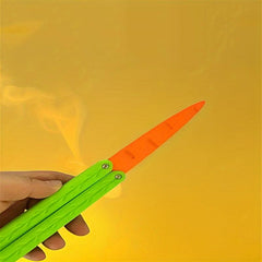 3D Radish Butterfly Gravity Carrot Decompression Toy