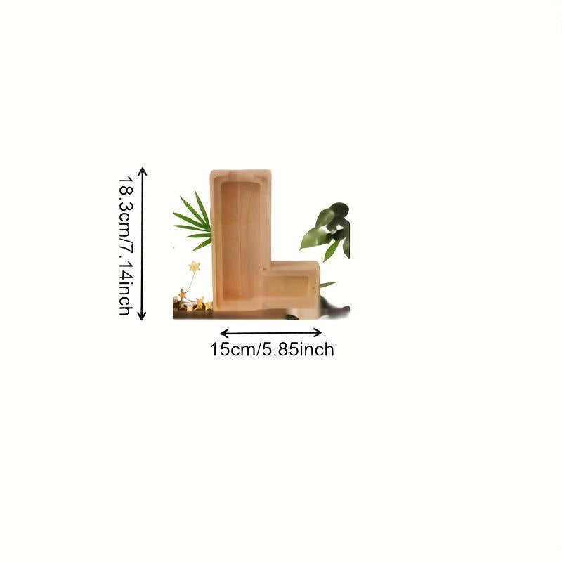 Wooden Letter Piggy Bank Wedding Decoration English Crafts Home Decor