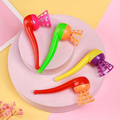 10pcs Pipe-shaped Floating Blowing Balls for Kids Parties, Christmas, Halloween