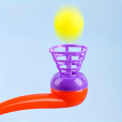 10pcs Pipe-shaped Floating Blowing Balls for Kids Parties, Christmas, Halloween