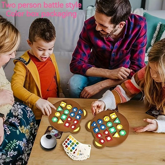 Shape Matching Game Jigsaw Puzzle Geometric Shape Quick Matching Board
