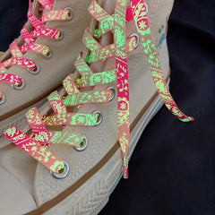 Fluorescent Shoelaces for Kids Sneakers