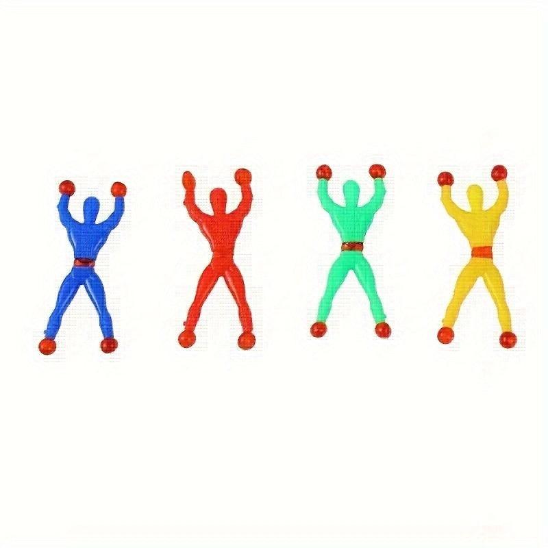 10pcs Wall Climbing Sticky Toys for Stress Relief