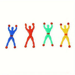 10pcs Wall Climbing Sticky Toys for Stress Relief