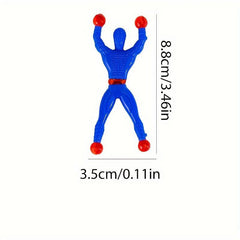 10pcs Wall Climbing Sticky Toys for Stress Relief