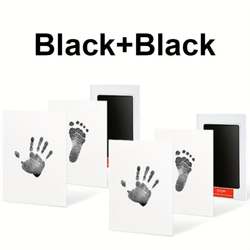 Newborn Baby Hand & Footprint Kit - Photo Frame Ink Pads for Toddlers