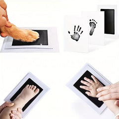 Newborn Baby Hand & Footprint Kit - Photo Frame Ink Pads for Toddlers